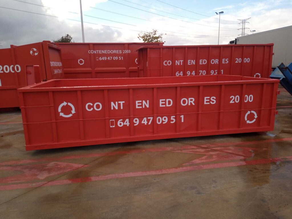 Contenedor de gancho de 15 m³
