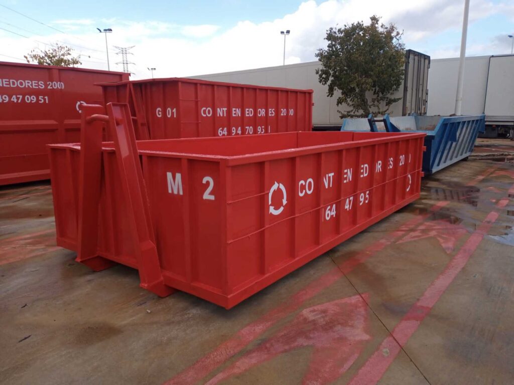 Contenedor de gancho de 20 m³
